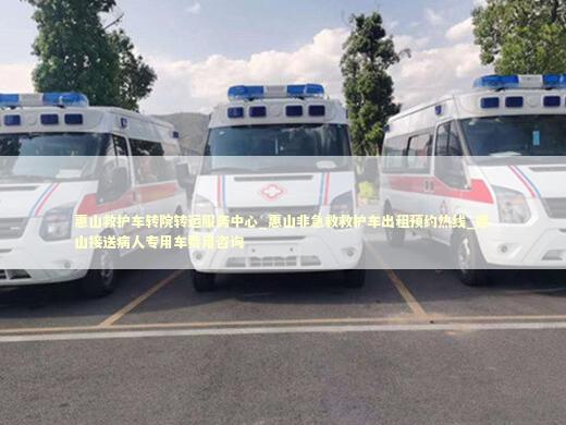 惠山救护车转院转运服务中心_惠山非急救救护车出租预约热线_惠山接送病人专用车费用咨询